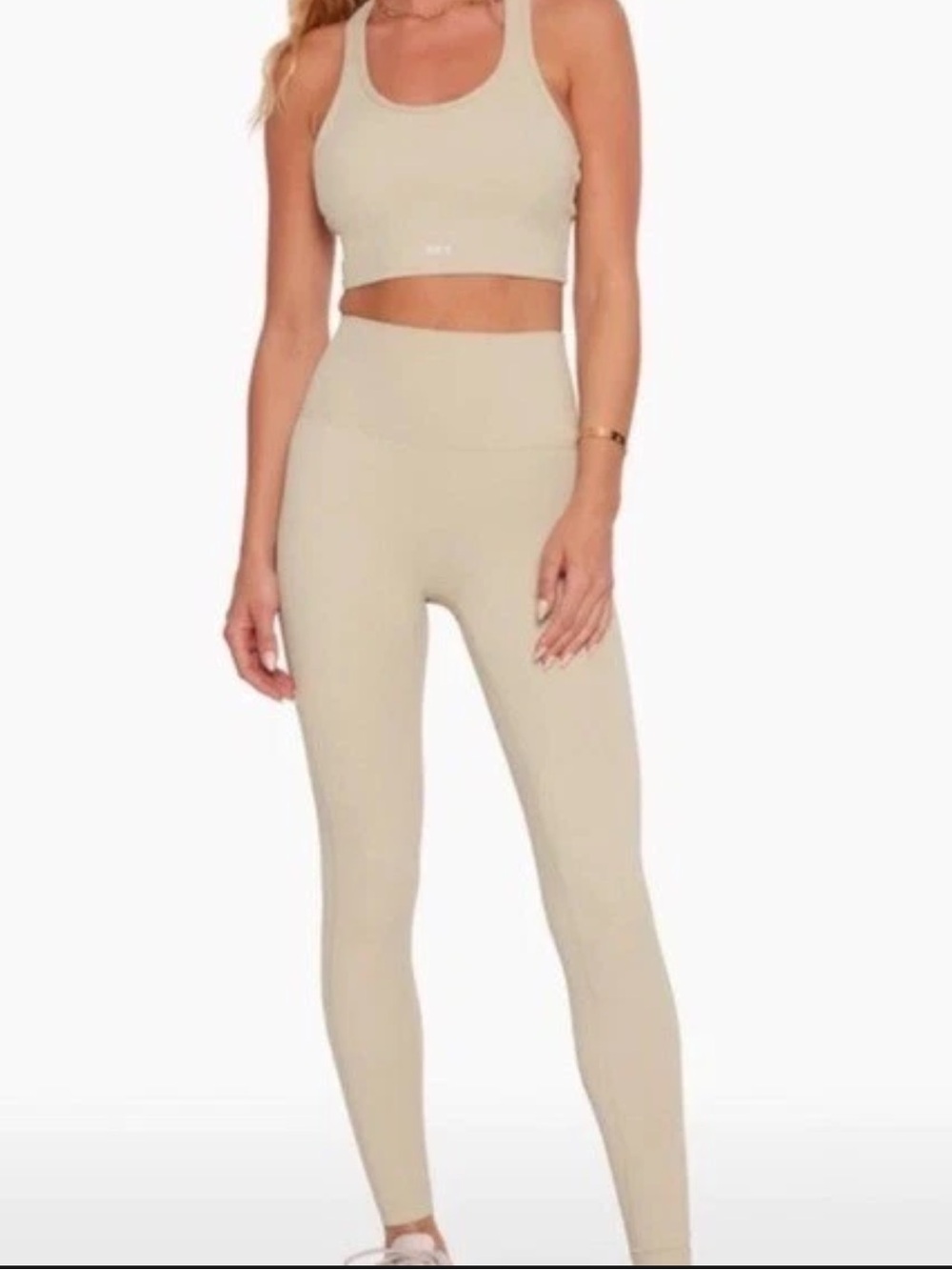 Set active seamless sculptflex ribbed high rise leggings